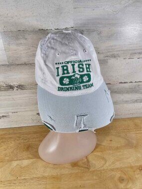 *official* IRISH DRINKING TEAM Hat  Off White Infinity Headwear Snapback F0
